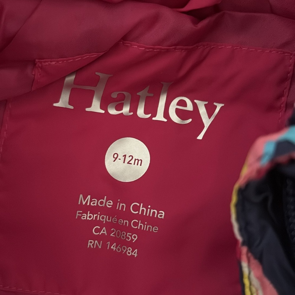 NWT $150 Hatley 9-12 months baby ski jacket hooded - Picture 4 of 6
